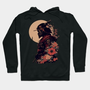 Aesthetic Vintage Samurai Japanese Art Samurai Retro cherry Hoodie